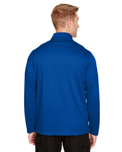 Harriton Men's Advantage Snag Protection Plus Quarter-Zip M748 #color_TRUE ROYAL