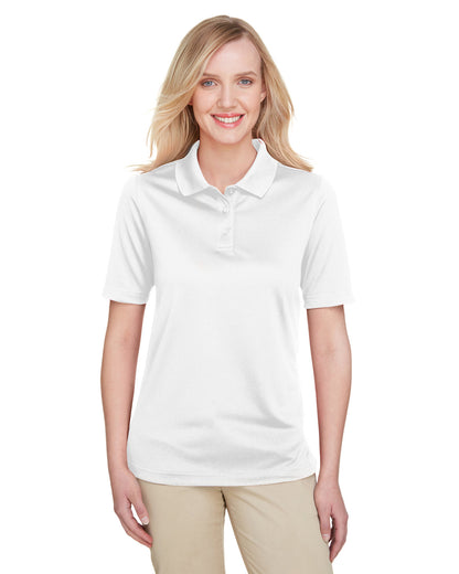 Harriton Ladies' Advantage Snag Protection Plus Polo M348W #color_WHITE