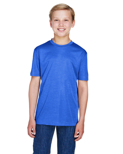 Team 365 Youth Sonic Heather Performance T-Shirt TT11HY #color_SP ROYAL HEATHER