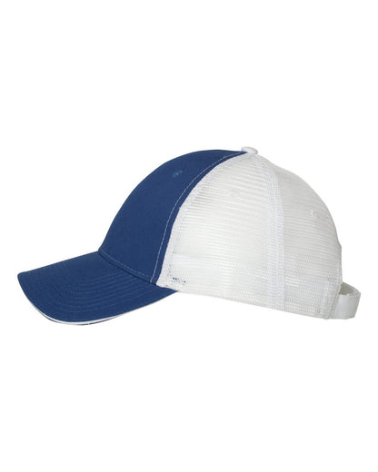 Valucap Sandwich Trucker Cap S102 #color_Royal/ White