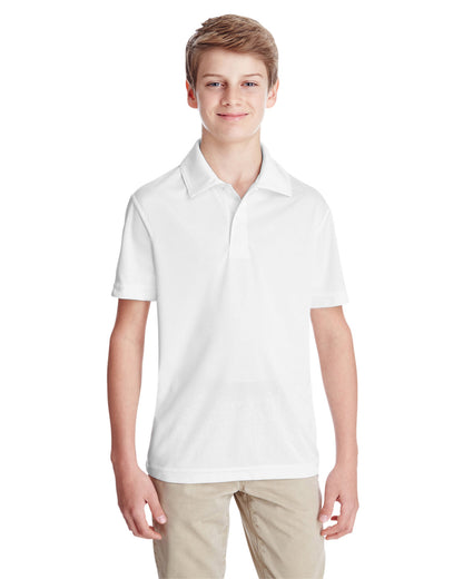 Team 365 Youth Zone Performance Polo TT51Y #color_WHITE