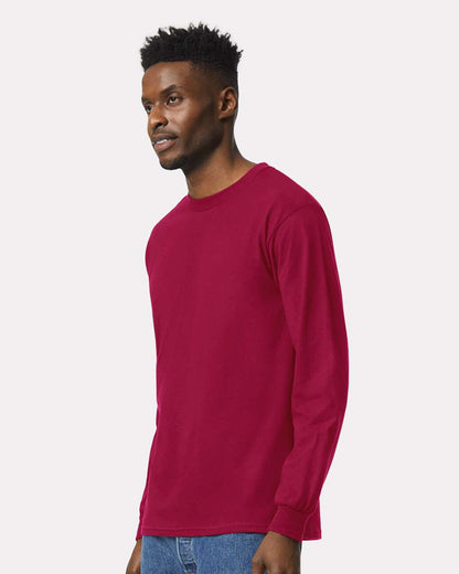 Gildan Ultra Cotton® Long Sleeve T-Shirt 2400 #colormdl_Cardinal Red