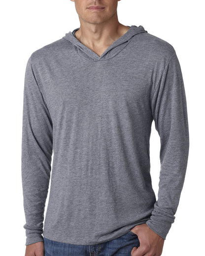 Next Level Apparel Adult Triblend Long-Sleeve Hoody N6021 #color_PREMIUM HEATHER