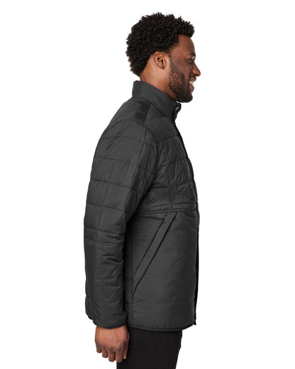 North End Unisex Aura Fleece-Lined Jacket NE721 #color_BLACK