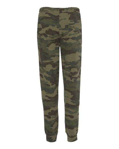 Independent Trading Co. Midweight Fleece Pants IND20PNT #color_Forest Camo