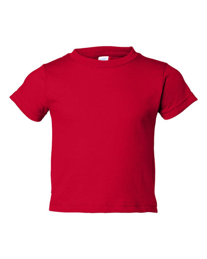 Rabbit Skins Toddler Cotton Jersey Tee 3301T #color_Red