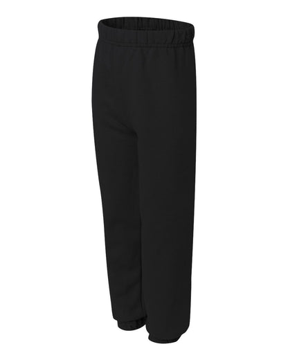 JERZEES NuBlend® Youth Sweatpants 973BR #color_Black