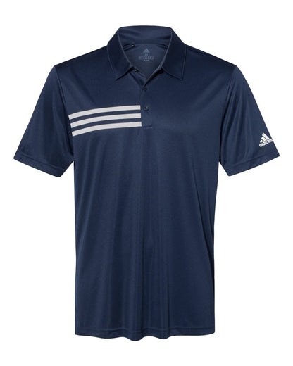 Adidas 3-Stripes Chest Polo A324 #color_Collegiate Navy/ White