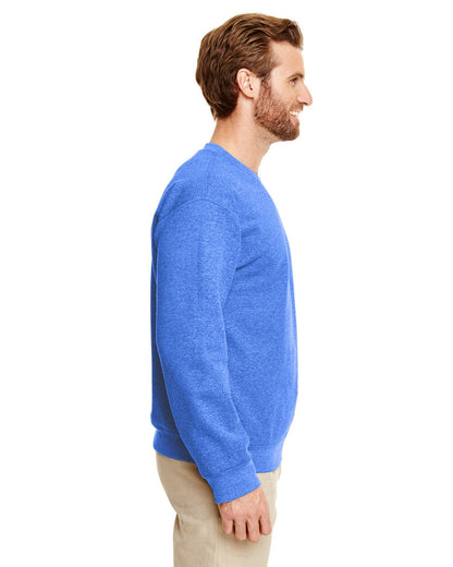 Gildan Adult Heavy Blend™ Fleece Crew G180 #color_HTHR SPORT ROYAL