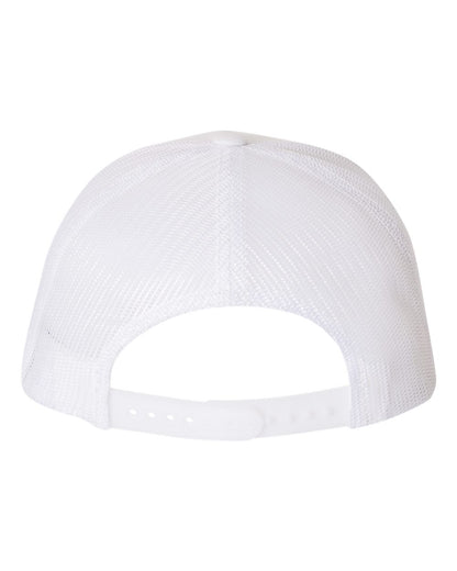 YP Classics Five-Panel Retro Trucker Cap 6506 #color_White