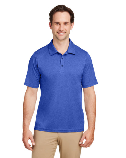 Team 365 Men's Zone Sonic Heather Performance Polo TT51H #color_SPORT ROYAL HTHR