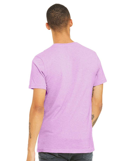 BELLA + CANVAS CVC Jersey Tee 3001CVC #colormdl_Heather Prism Lilac