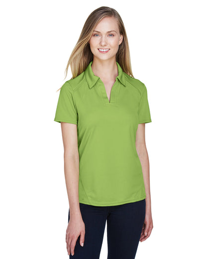 North End Ladies' Recycled Polyester Performance Piqué Polo 78632 #color_CACTUS GREEN