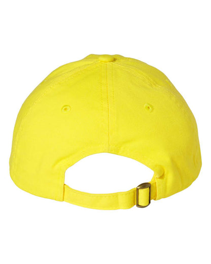 Valucap Adult Bio-Washed Classic Dad Hat VC300A #color_Neon Yellow