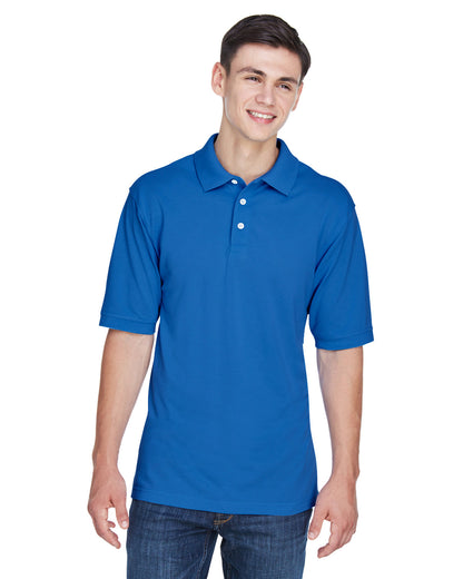 Harriton Men's Easy Blend™ Polo M265 #color_TRUE ROYAL