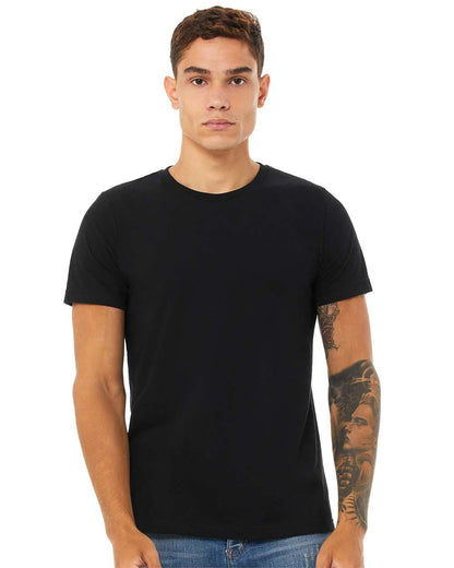 BELLA + CANVAS CVC Jersey Tee 3001CVC #colormdl_Solid Black Blend