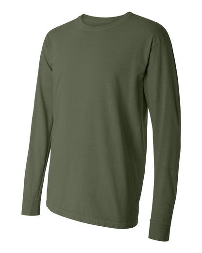 Comfort Colors Garment-Dyed Heavyweight Long Sleeve T-Shirt 6014 #color_Hemp