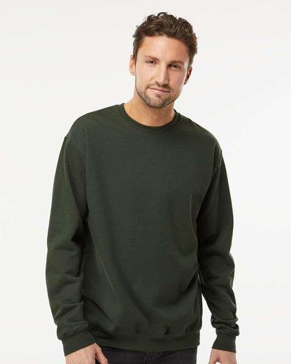 M&O Unisex Crewneck Fleece 3340 #colormdl_Forest Green