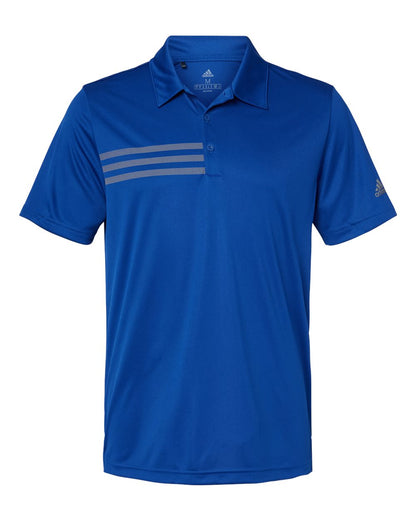 Adidas 3-Stripes Chest Polo A324 #color_Collegiate Royal/ Grey Three