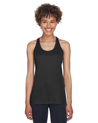 Team 365 Ladies' Zone Performance Racerback Tank TT11WRC #color_BLACK