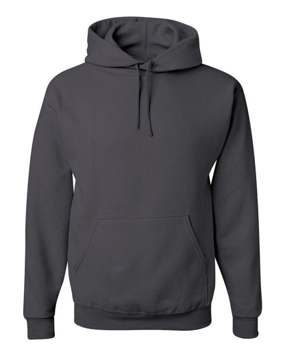 JERZEES NuBlend® Hooded Sweatshirt 996MR #color_Charcoal Grey