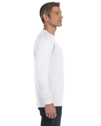 Gildan Adult Heavy Cotton™ Long-Sleeve T-Shirt G540 #color_WHITE