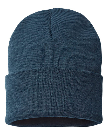 Atlantis Headwear Sustainable Beanie PURE #color_Navy