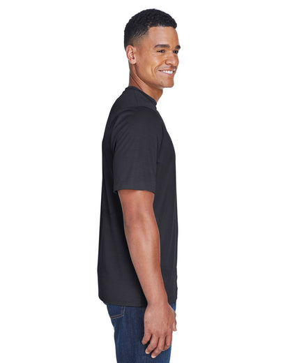 Team 365 Men's Sonic Heather Performance T-Shirt TT11H #color_BLACK HEATHER