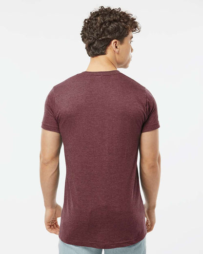 M&O Fine Jersey T-Shirt 4502 #colormdl_Heather Burgundy