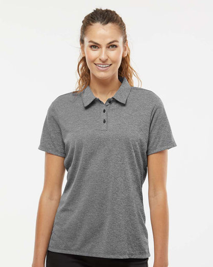 Adidas Women's Heathered Polo A583 #colormdl_Black Melange