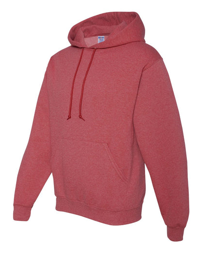 JERZEES NuBlend® Hooded Sweatshirt 996MR #color_Vintage Heather Red