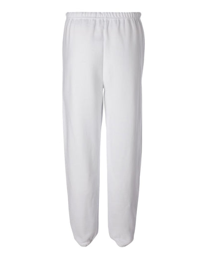 JERZEES NuBlend® Sweatpants 973MR #color_White