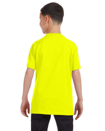 Gildan Youth Heavy Cotton™ T-Shirt G500B #color_SAFETY GREEN