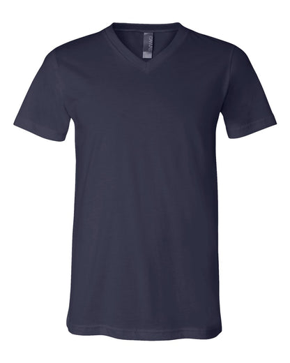 BELLA + CANVAS Jersey V-Neck Tee 3005 #color_Navy