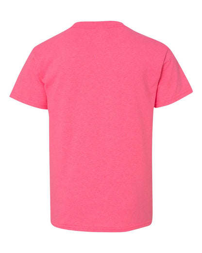 Gildan Heavy Cotton™ Youth T-Shirt 5000B #color_Safety Pink