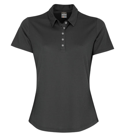 Callaway Birdseye Lds' Polo CGW693 #color_Black