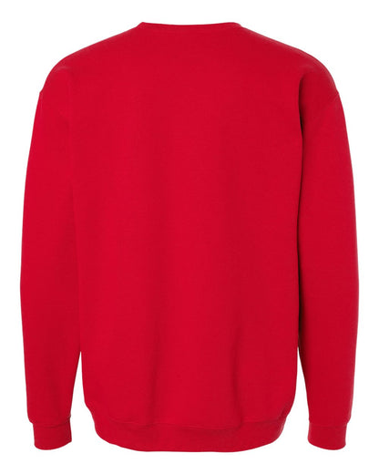 M&O Unisex Crewneck Fleece 3340 #color_Red