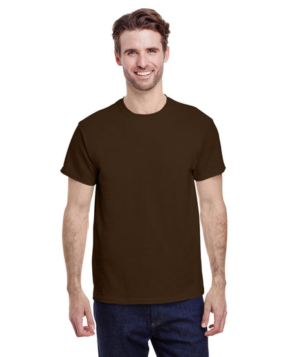 Gildan Adult Heavy Cotton™ T-Shirt G500 #color_DARK CHOCOLATE