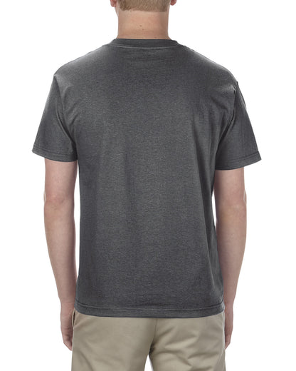 American Apparel Unisex Heavyweight Cotton T-Shirt AL1301 #color_HEATHER CHARCOAL