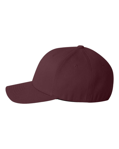 Flexfit Wool-Blend Cap 6477 #color_Maroon