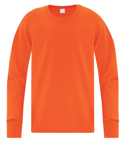 Atc Everyday Collection Everyday Cotton L/S Yth Tee ATC1015Y #color_Orange