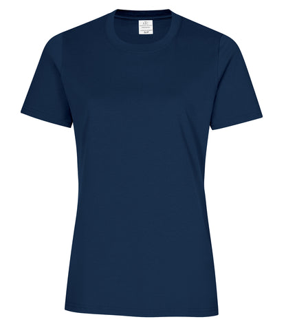 Atc Everyday Collection Everyday Ctn Ringspun Lds Tee ATC2000L #color_Navy