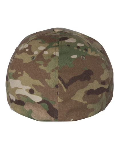 Flexfit Cotton Blend Cap 6277 #color_Multicam Green