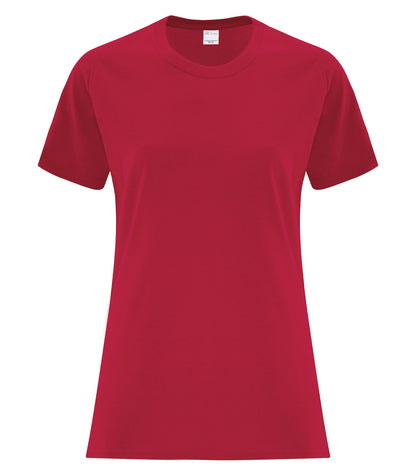 Atc Everyday Collection Everyday Cotton Lds' Tee ATC1000L #color_Red