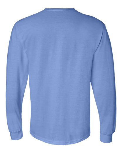 Gildan DryBlend® 50/50 Long Sleeve T-Shirt 8400 #color_Carolina Blue