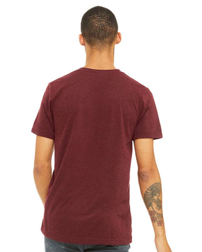 BELLA + CANVAS Triblend Tee 3413 #colormdl_Cardinal Triblend