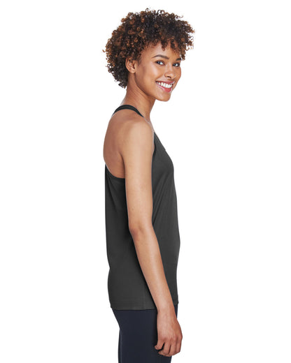 Team 365 Ladies' Zone Performance Racerback Tank TT11WRC #color_BLACK