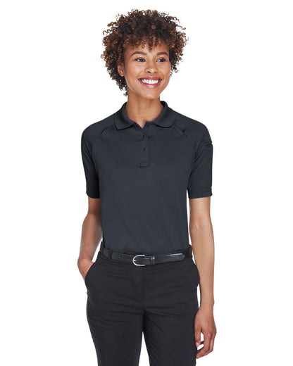 Harriton Ladies' Advantage Snag Protection Plus Tactical Polo M211W #color_DARK CHARCOAL