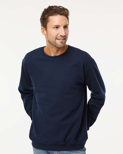 M&O Unisex Crewneck Fleece 3340 #colormdl_Navy