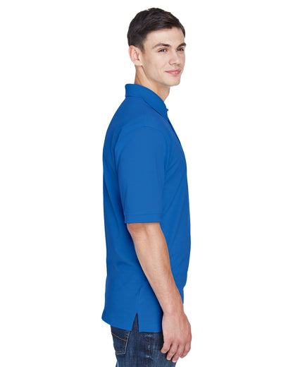 Harriton Men's Easy Blend™ Polo M265 #color_TRUE ROYAL